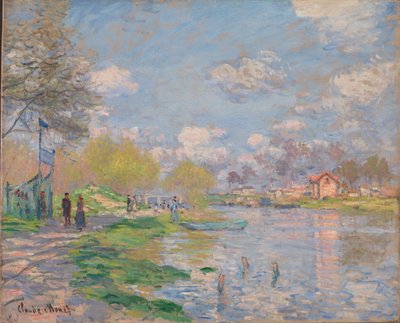 Frühling an der Seine von Claude Monet